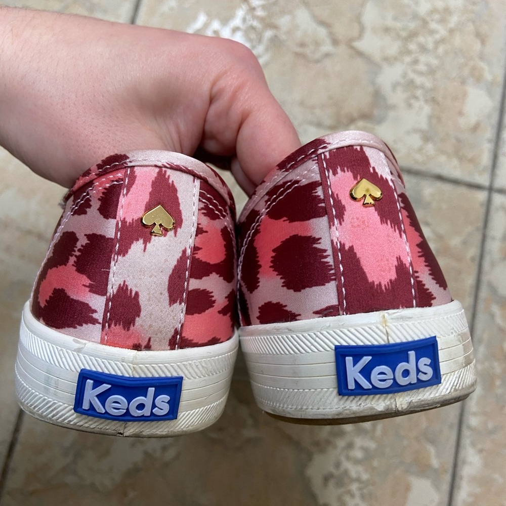 Keds X Kate Spade Kickstart Leopard Satin Sneakers - Picture 4 of 9